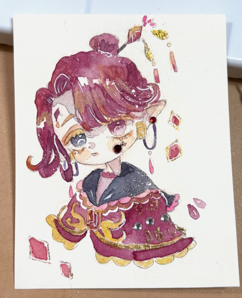 箔押しきらきら原画