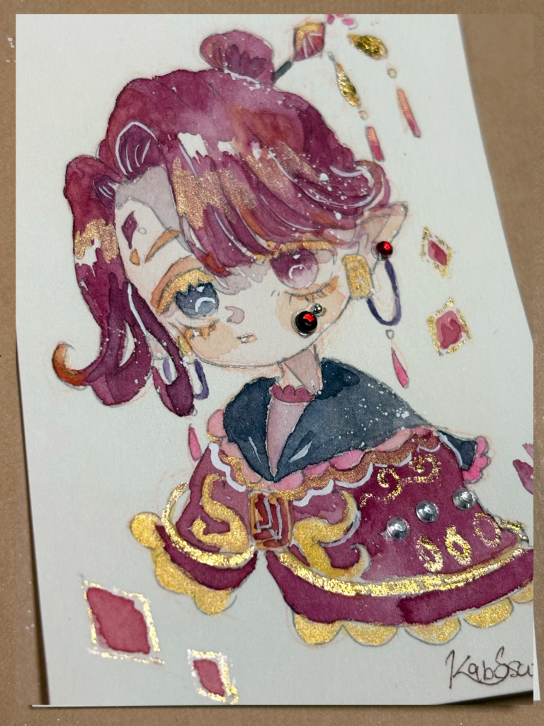 箔押しきらきら原画