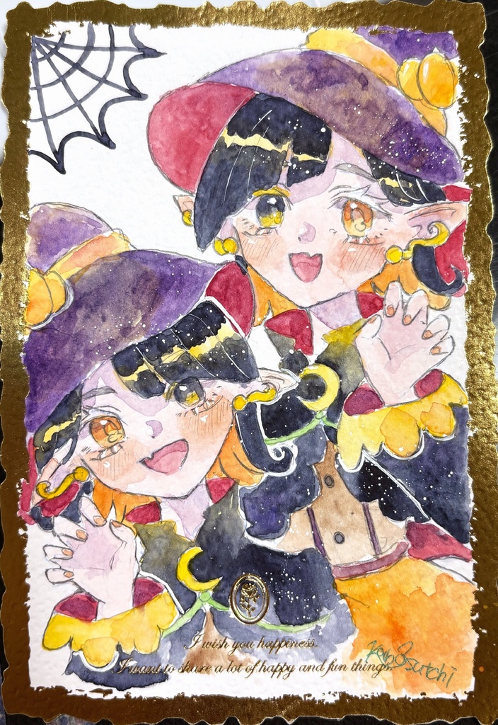 ハロウィンカラー双子魔女