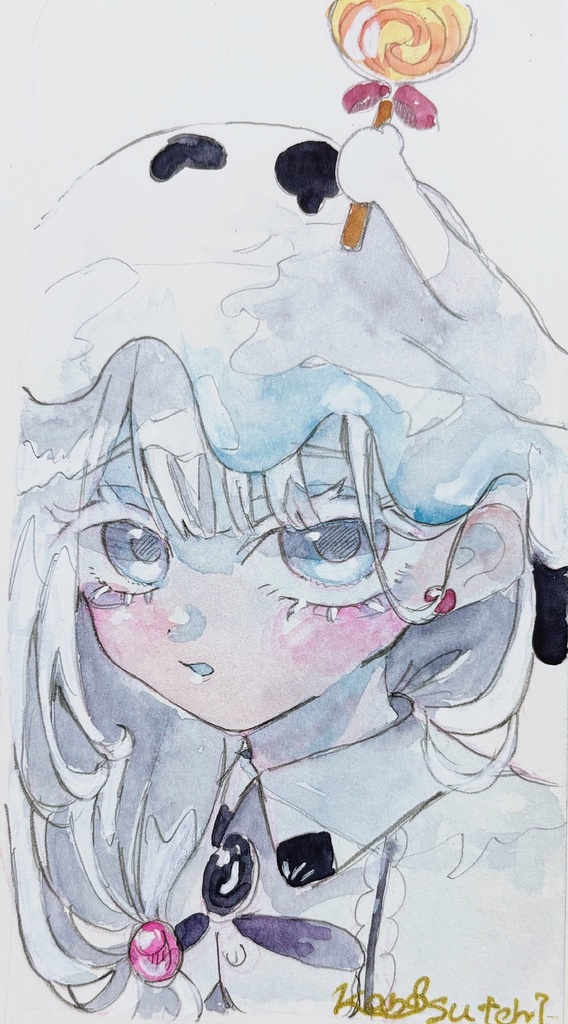 ゆうれいの魔女（バストアップ）