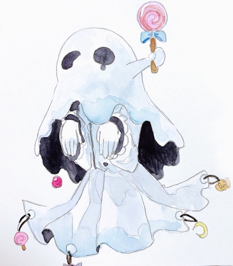 ゆうれいの魔女2種（昼の姿）