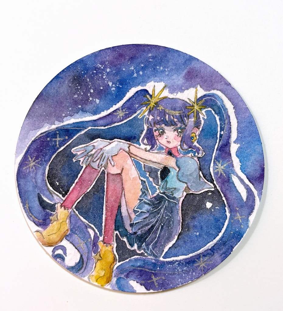 宇宙ツインテ（青）