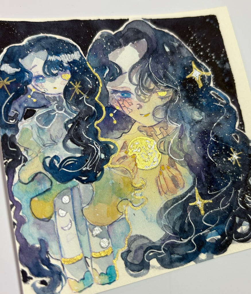 手描き原画「月の守護者」