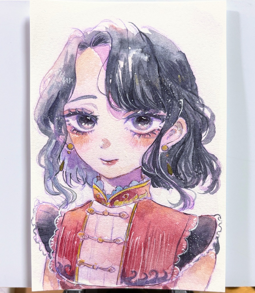 中華風ガール　手描き原画