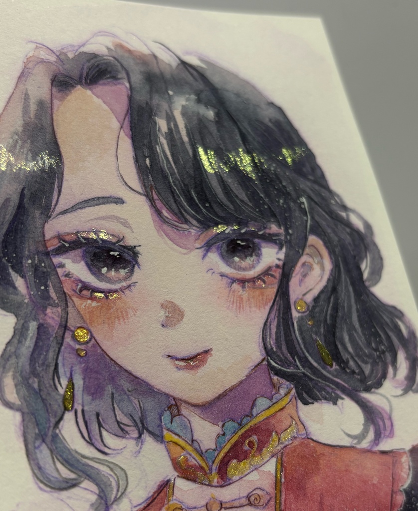 中華風ガール 手描き原画