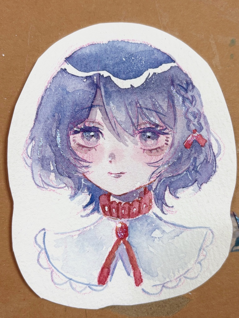 人形屋の少女　フレームレス原画
