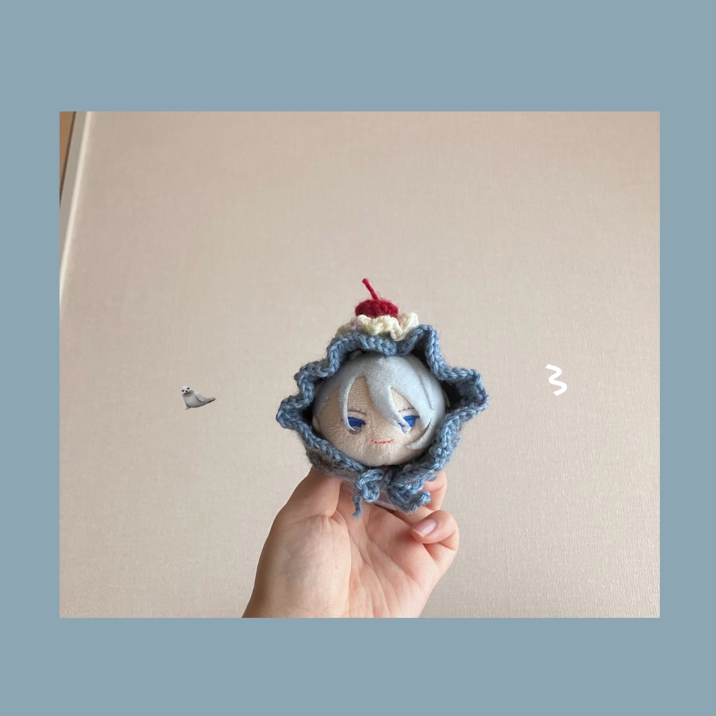 ヘッドドレス 編み物 さくらんぼ 🍒