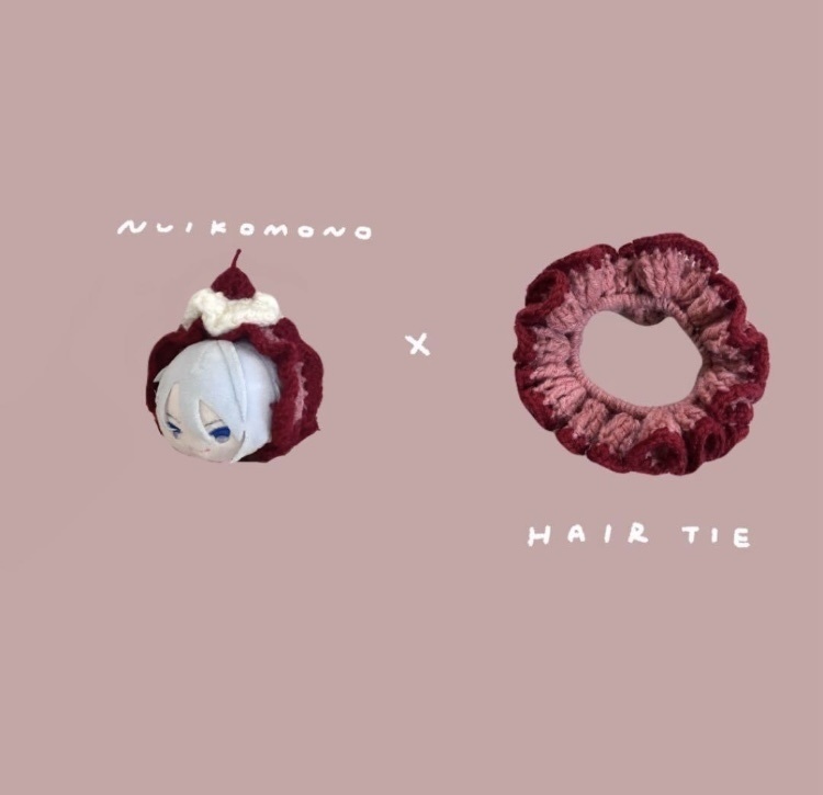 ぬいとお揃いシュシュセット 🍒 