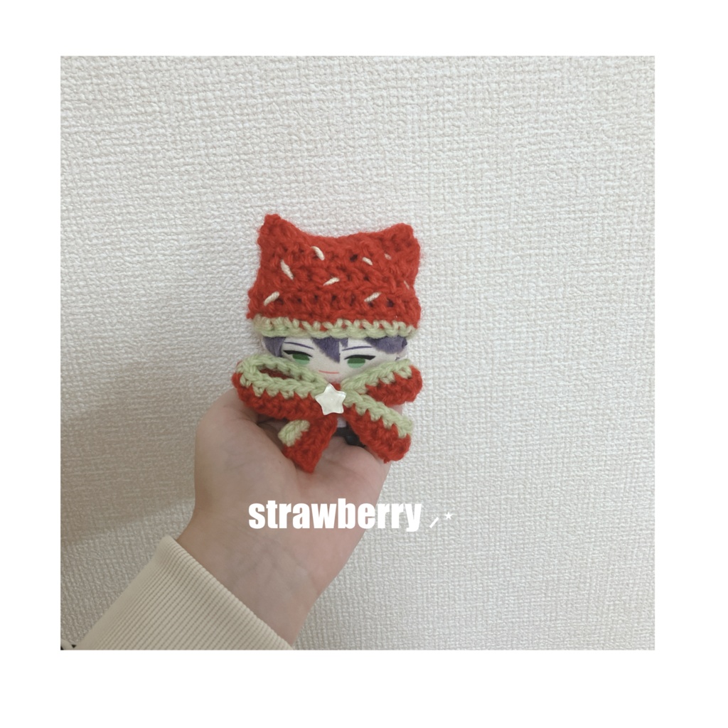 いちごまみれ 帽子 ⸝⋆  