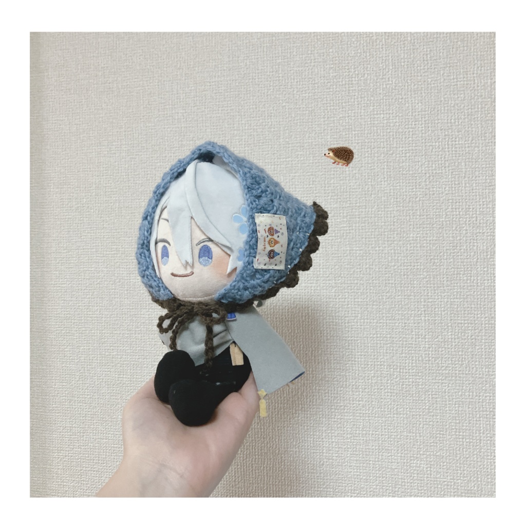 バブーシュカ blue × brown 