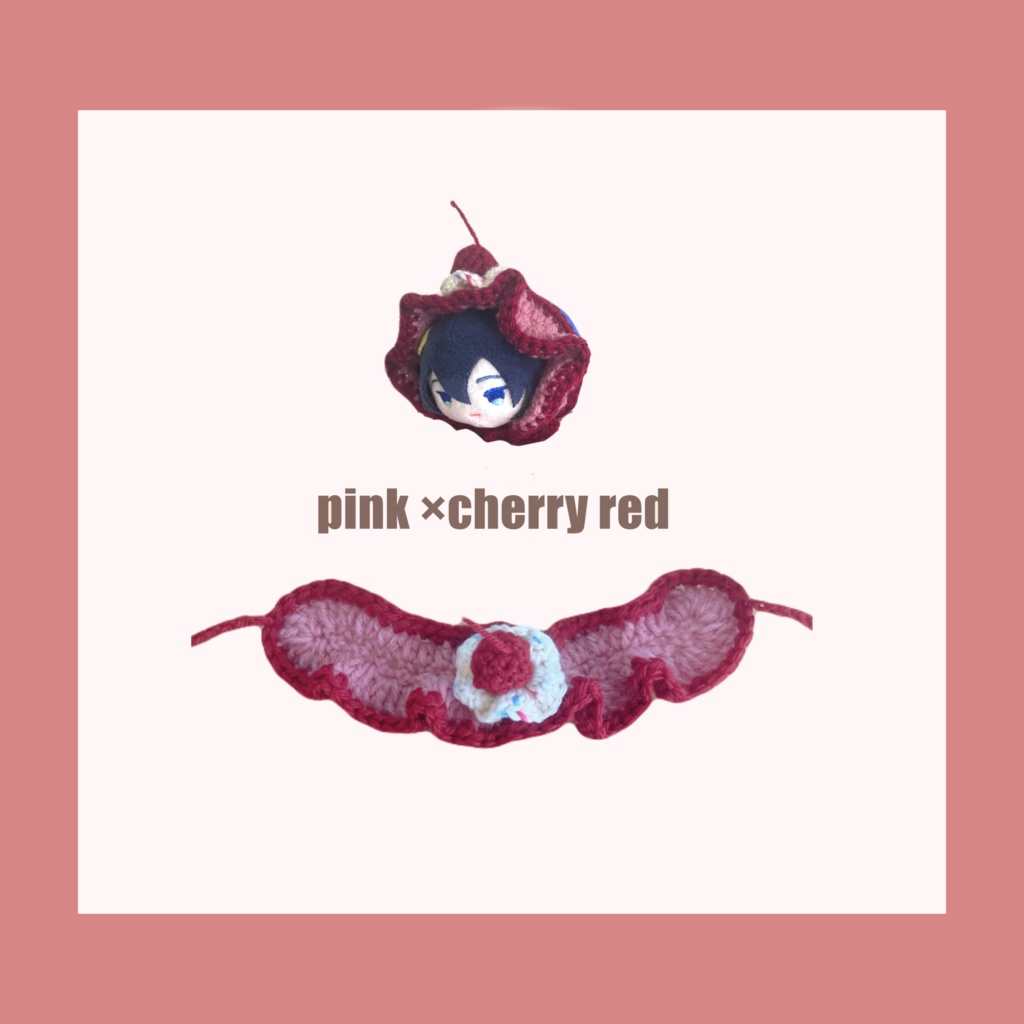 ニット ヘッドドレス  🧶 🍒