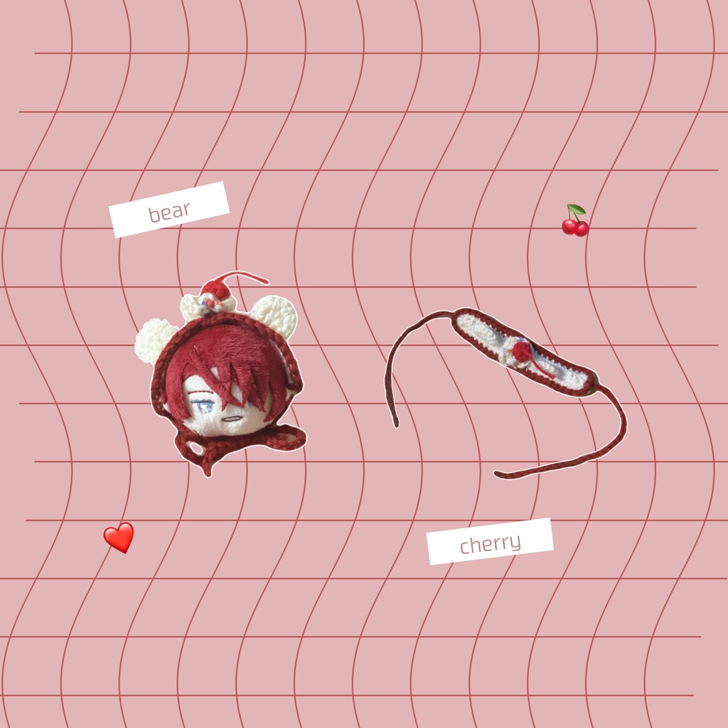￤ さくらんぼヘッドドレス 