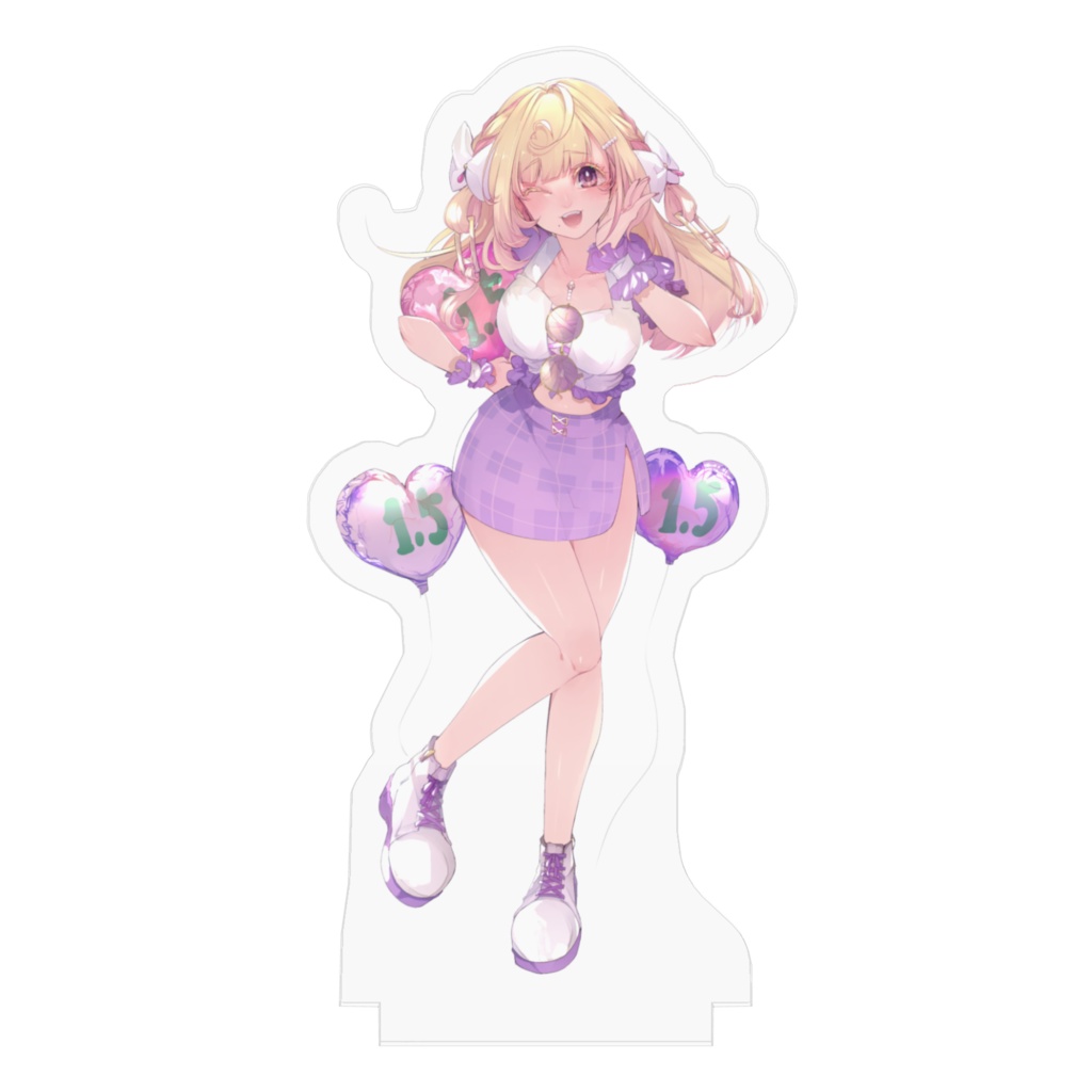 ゆらぎぽたく活動1.5周年記念アクスタ