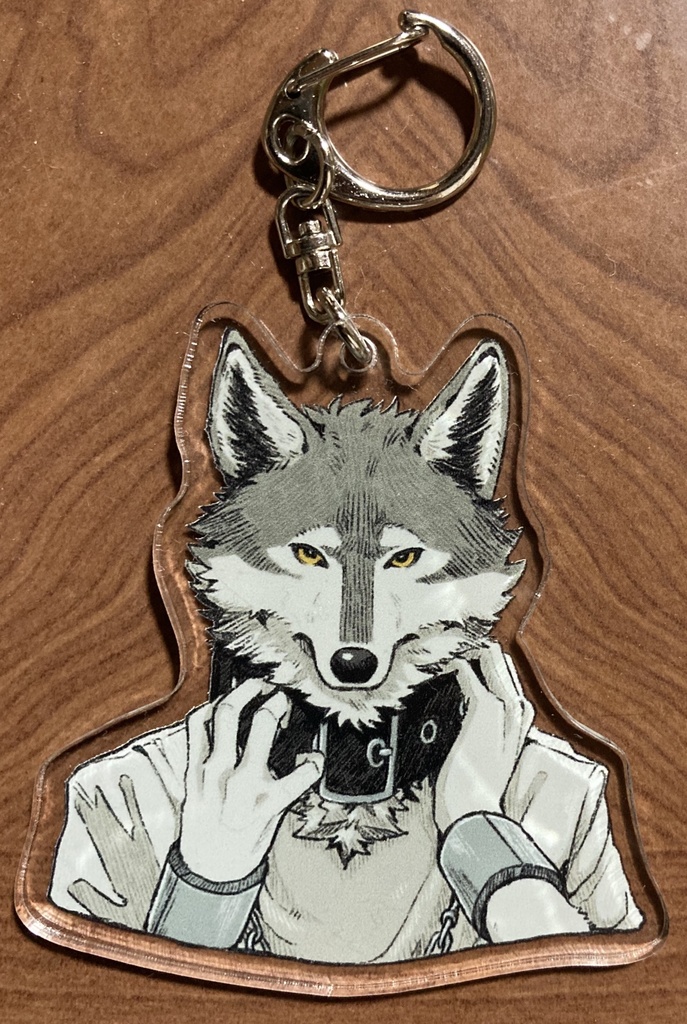 アクリルキーホルダー オオカミ オリジナル Works Of Nebanaka Booth