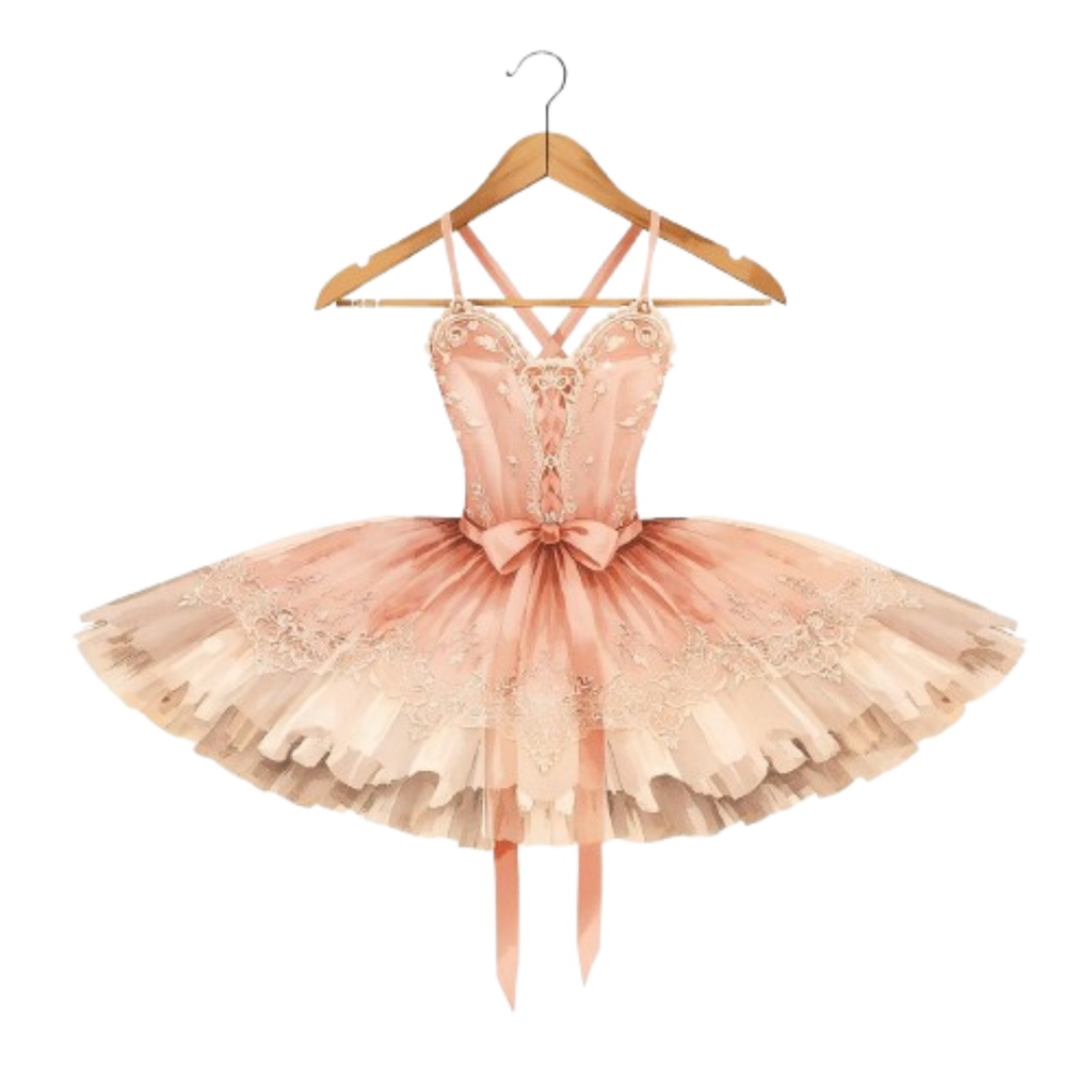 Ballet Series – アンティーク水彩クリップアート PNG12種類セット