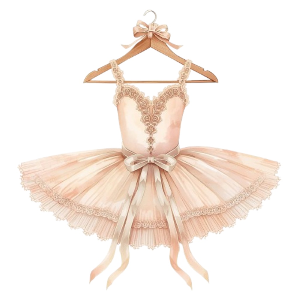 Ballet Series – アンティーク水彩クリップアート PNG12種類セット