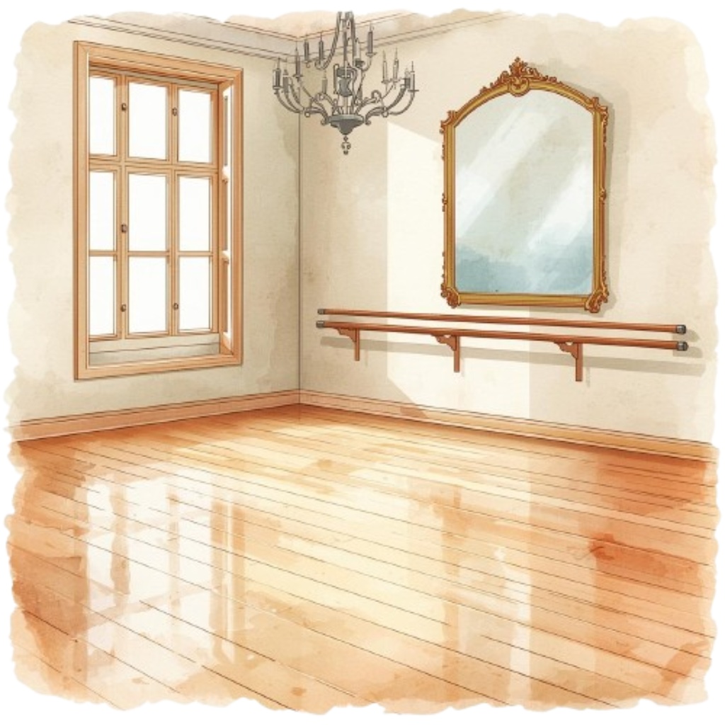 Ballet Series – アンティーク水彩クリップアート PNG12種類セット