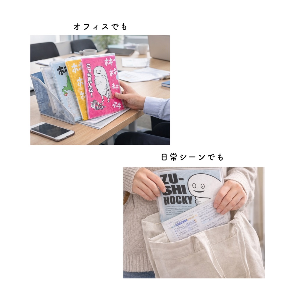 ずーしーほっきー A4クリアファイル 全6種