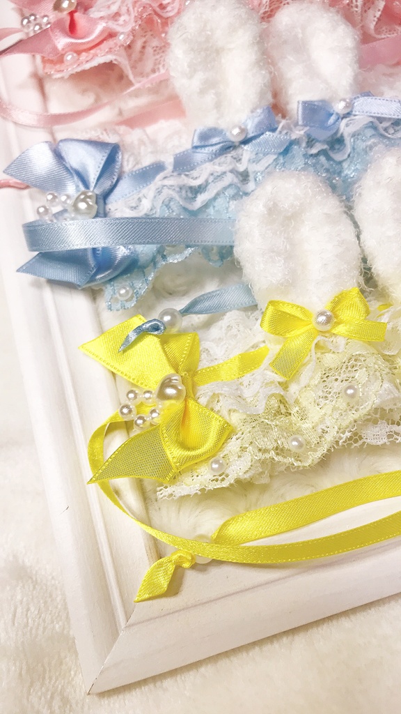 うさみみハーフボンネット/3種