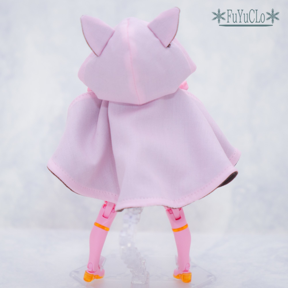 1/12サイズ 耳付きショートマント サクラ タイプA