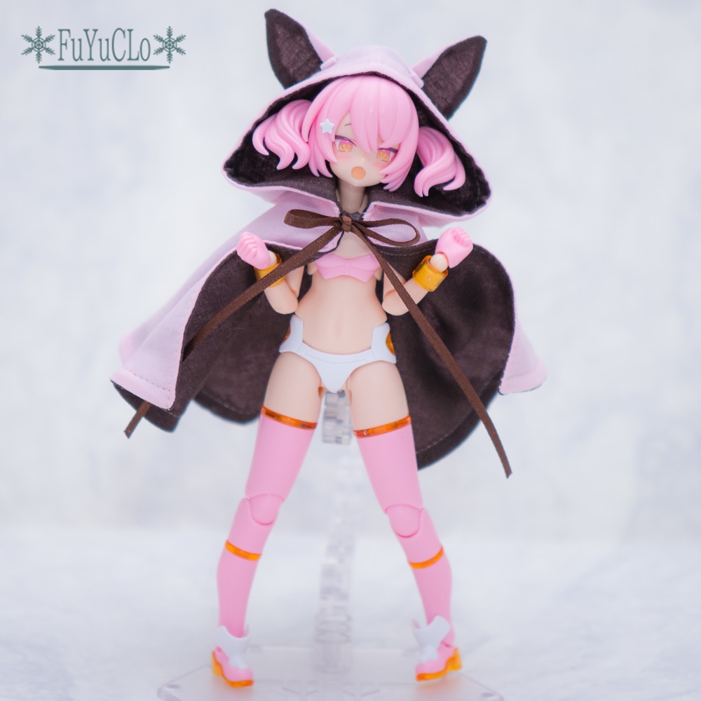 1/12サイズ 耳付きショートマント サクラ タイプA