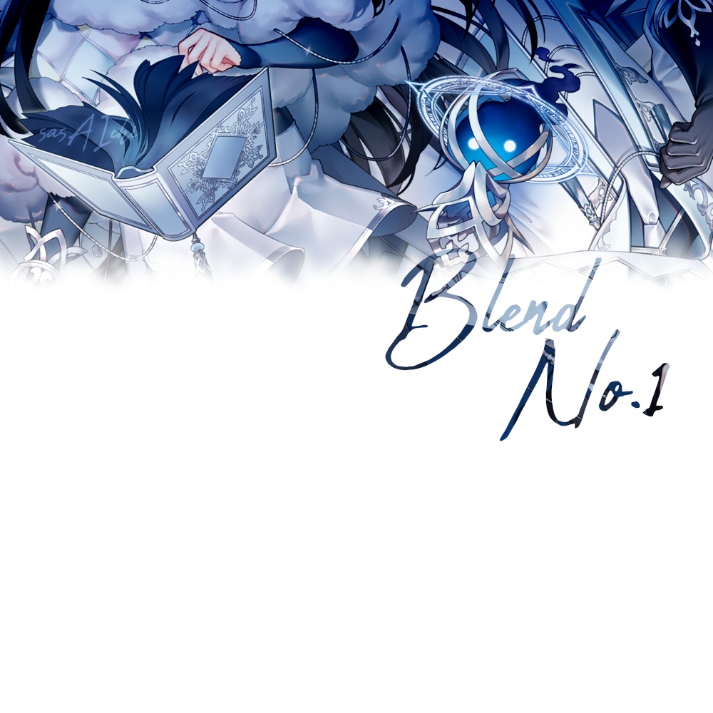 【立ち絵素材】Blend_No.1「魔法使い×剣士」