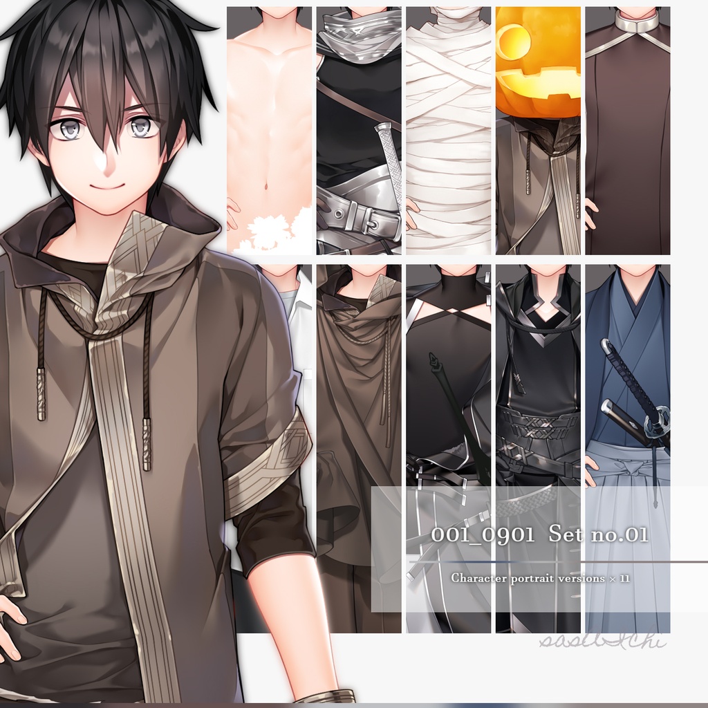 【立ち絵素材】001_0901　Set No.01