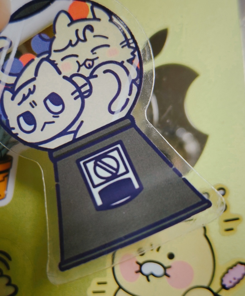 GMねこ/JJねこ クリアステッカー