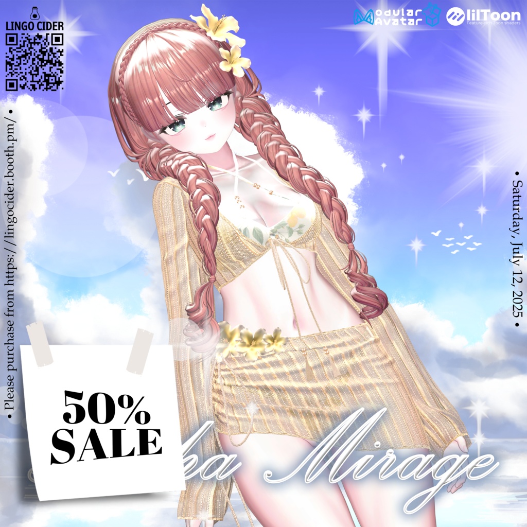 🖤50%SALE🛒[8対応]Aloha Mirage Bikini Setup