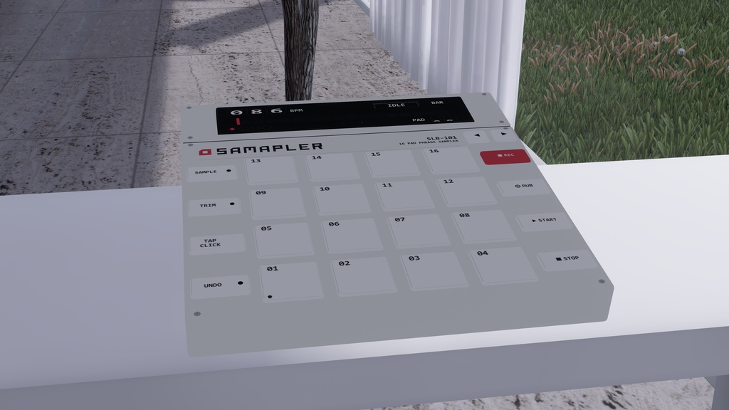 SAMAPLER SLB-101|VRChatでつかえるサンプラー(アバターギミック+PCアプリ)