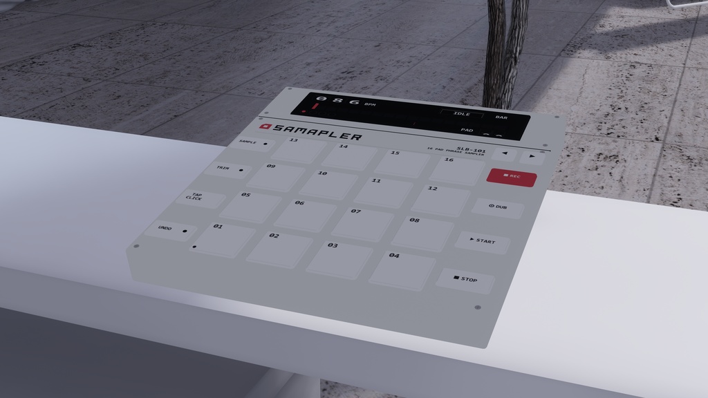 SAMAPLER SLB-101|VRChatでつかえるサンプラー(アバターギミック+PCアプリ)