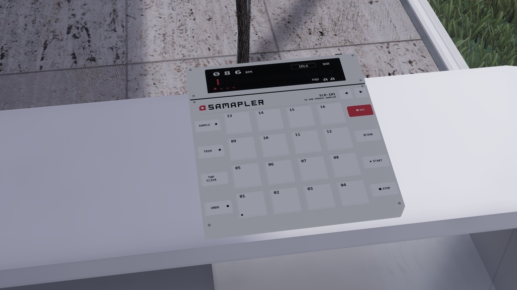 SAMAPLER SLB-101|VRChatでつかえるサンプラー(アバターギミック+PCアプリ)