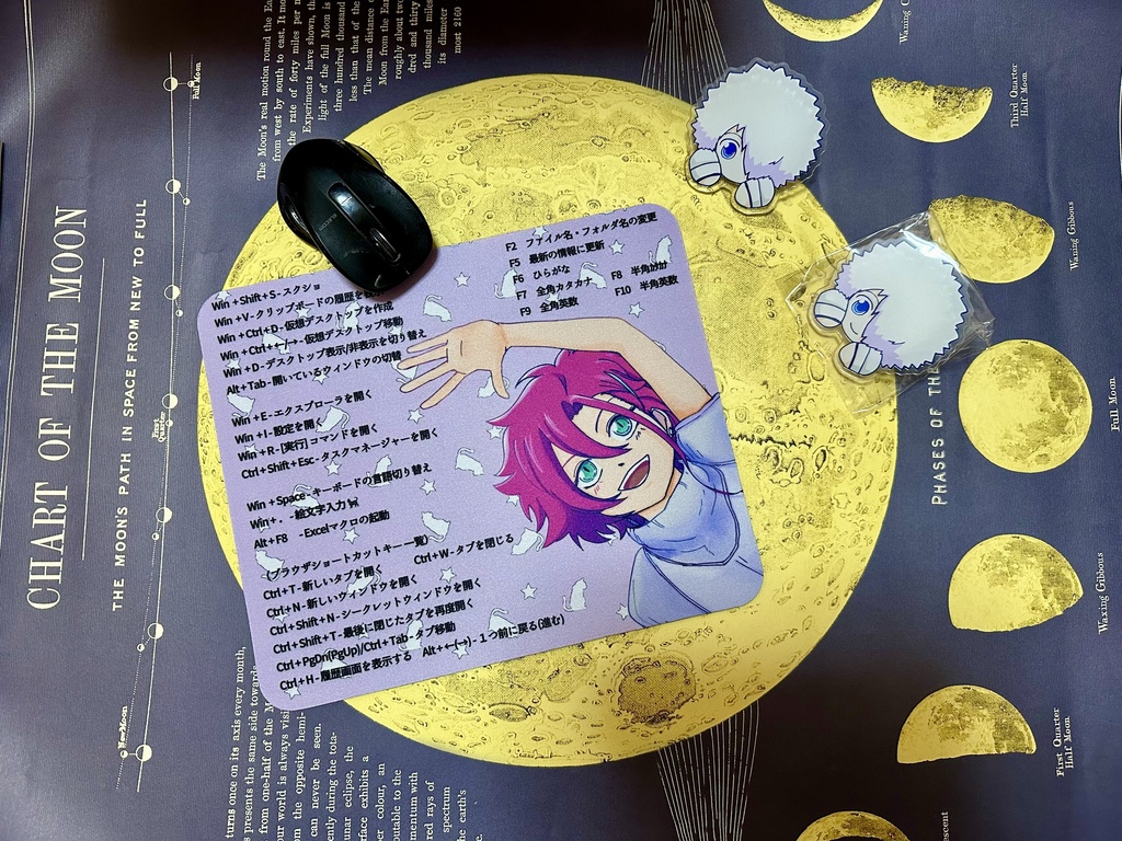 レイレイがマウスを追いかけるマウスパッド