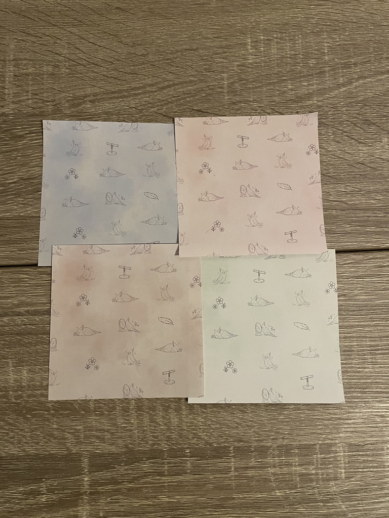 オカメインコのデザインペーパー 10色セット|デジタルペーパー|PDF 3600×3600px