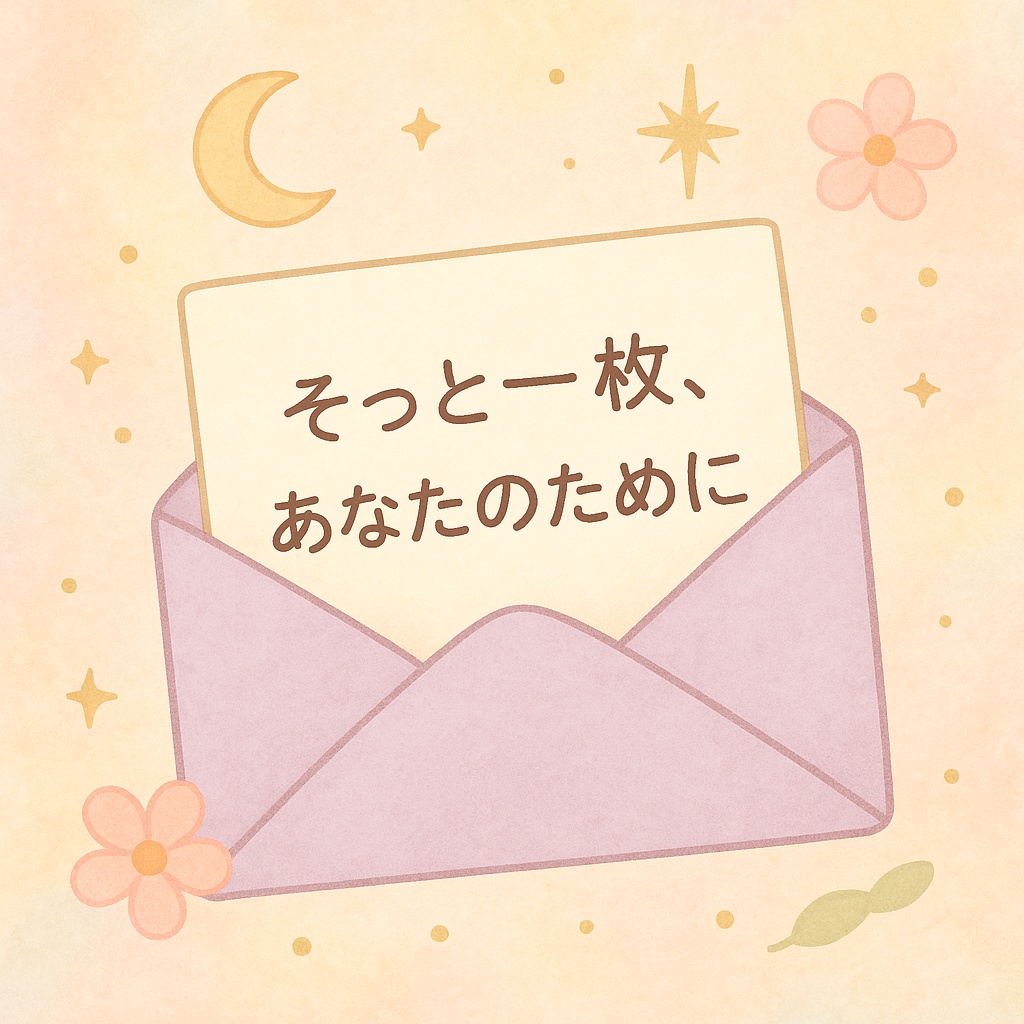 そっと一枚、あなたのために