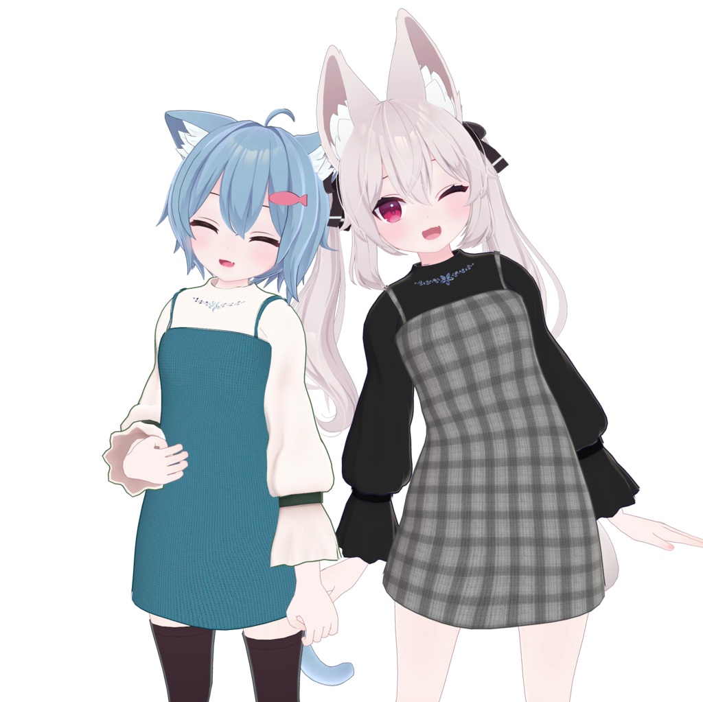 【複数アバター】キャミソールワンピース【専用衣装】