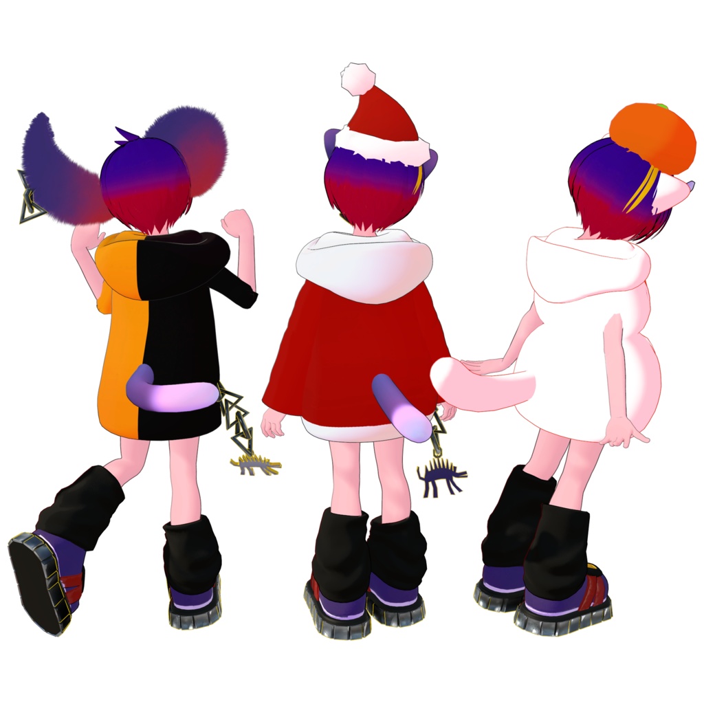 ひゅーじょん君 オリジナル3Dモデル -VRChatアバター & VRM