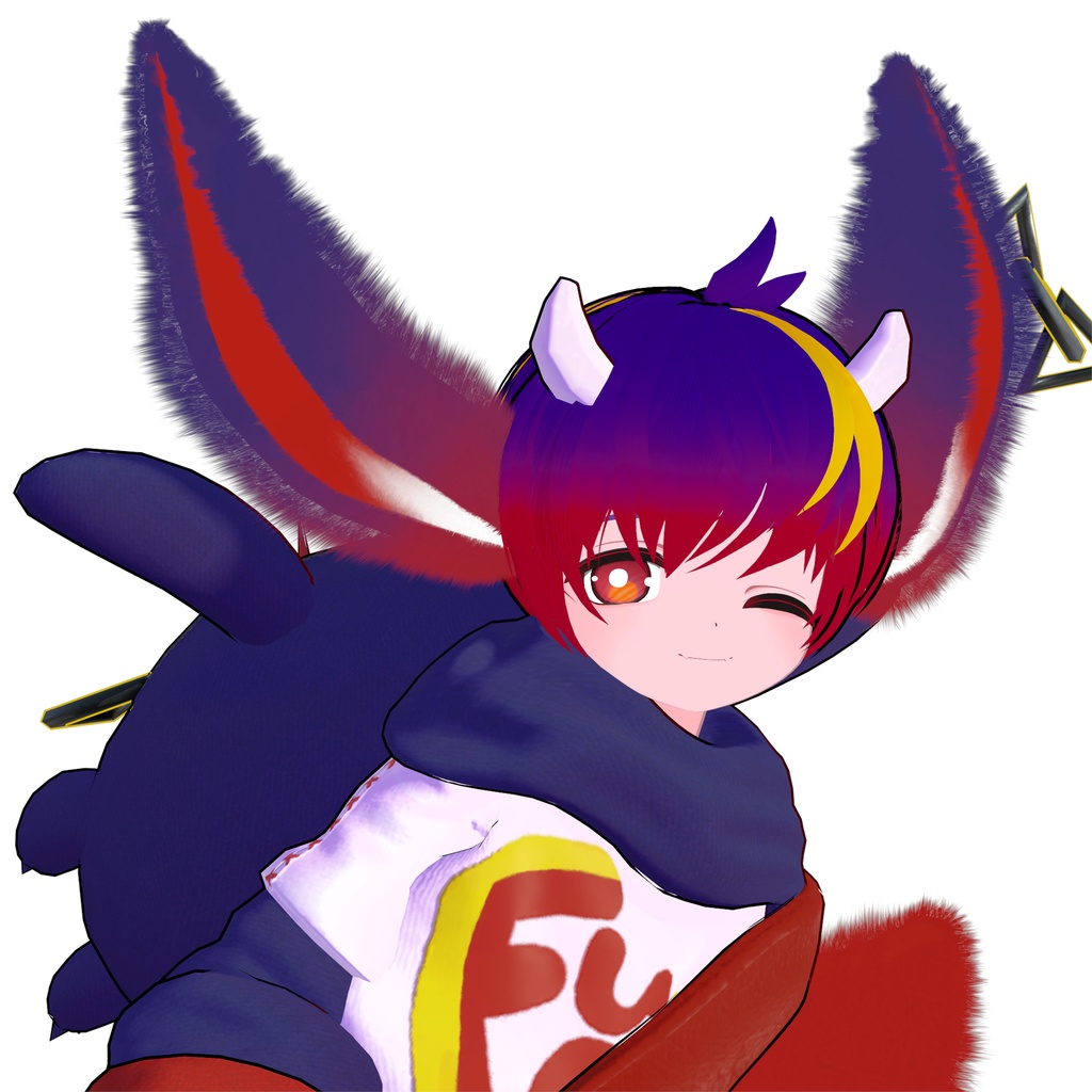 ひゅーじょん君 オリジナル3Dモデル -VRChatアバター & VRM