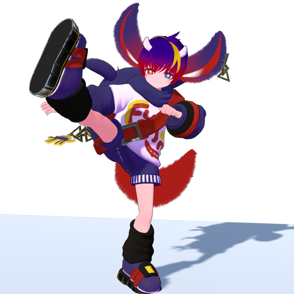 ひゅーじょん君 オリジナル3Dモデル -VRChatアバター & VRM