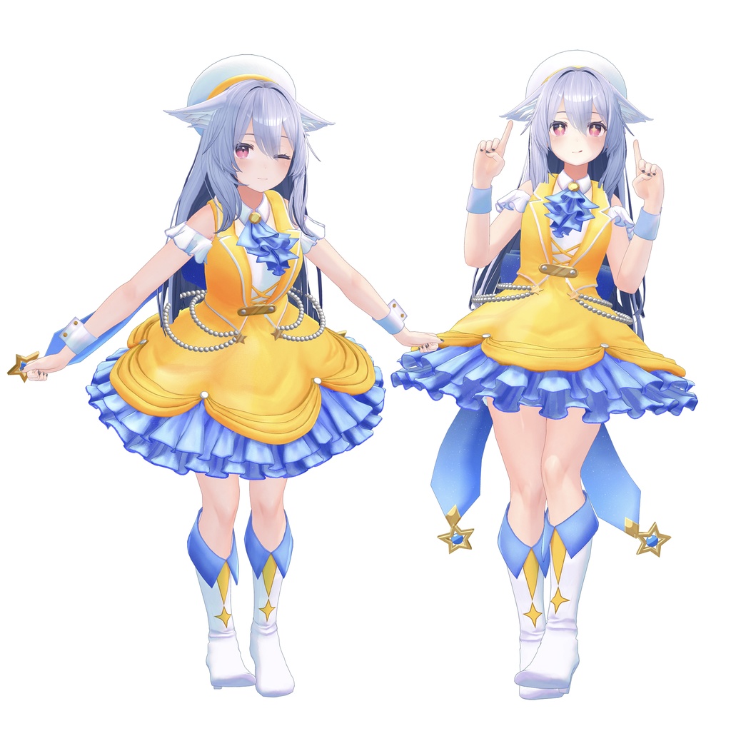 【13アバター対応】アイドル衣装(夕月ティア)【専用衣装】