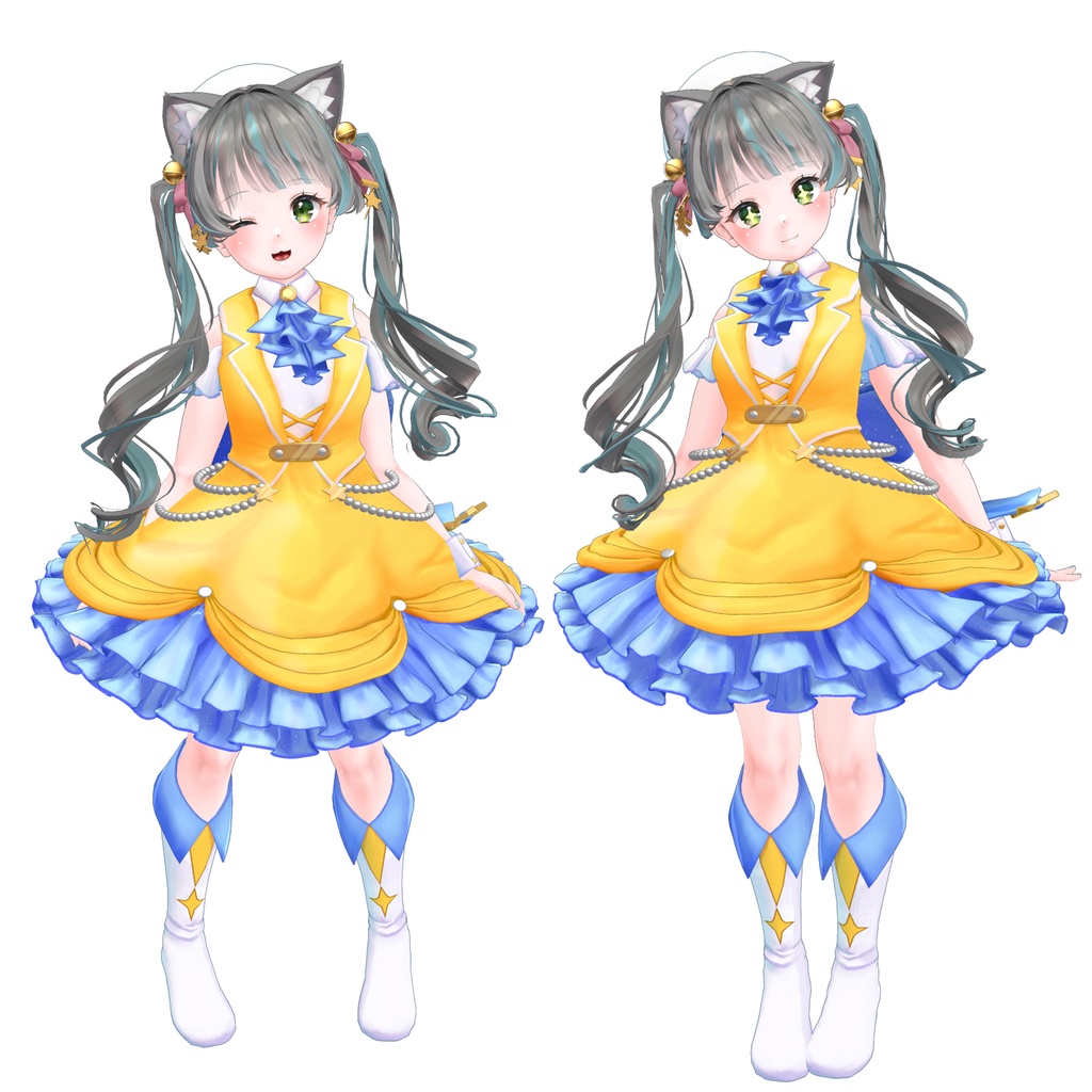 【13アバター対応】アイドル衣装(夕月ティア)【専用衣装】