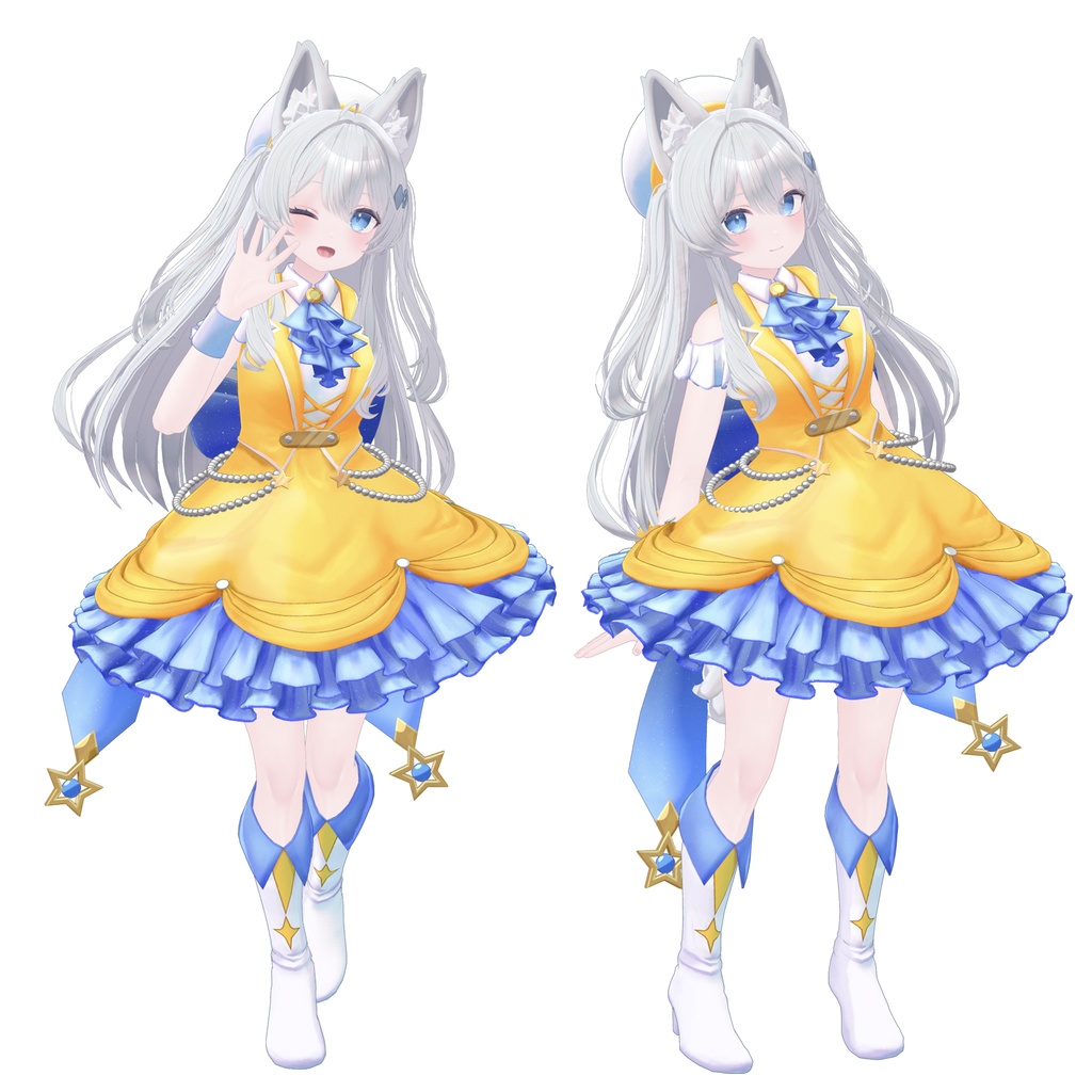 【13アバター対応】アイドル衣装(夕月ティア)【専用衣装】