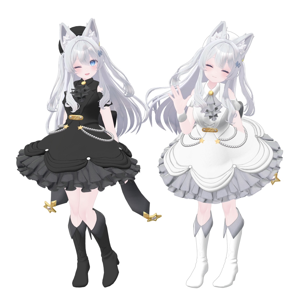 【13アバター対応】アイドル衣装(夕月ティア)【専用衣装】