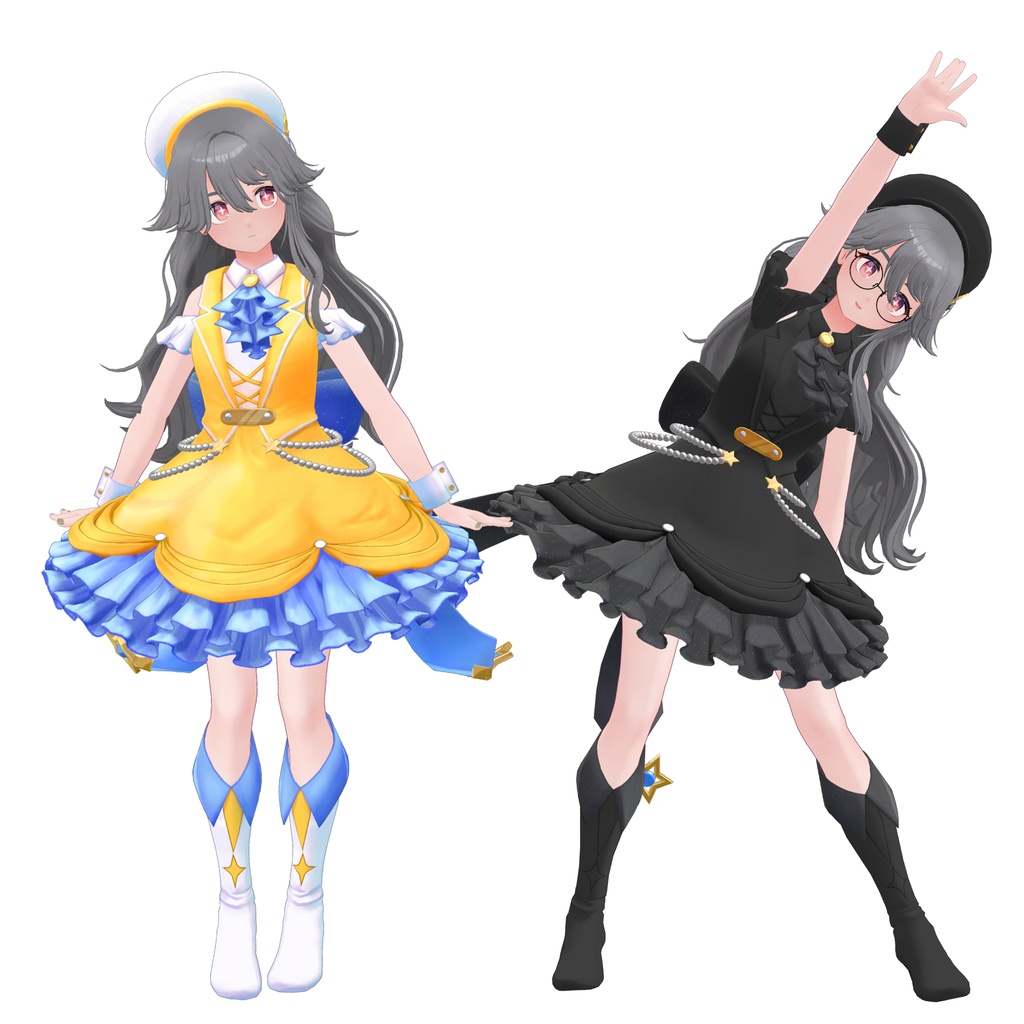 【13アバター対応】アイドル衣装(夕月ティア)【専用衣装】