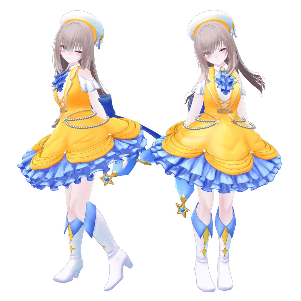 【13アバター対応】アイドル衣装(夕月ティア)【専用衣装】