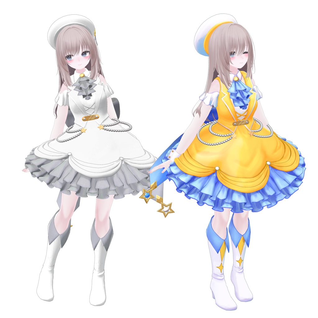 【13アバター対応】アイドル衣装(夕月ティア)【専用衣装】