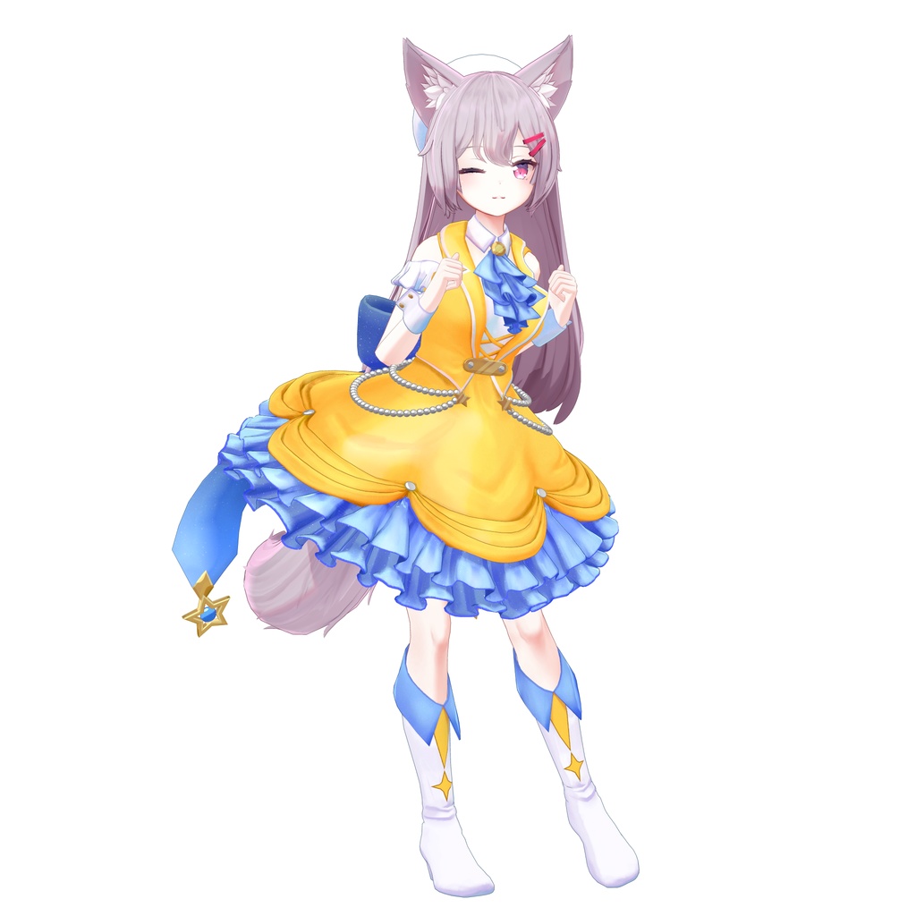 【13アバター対応】アイドル衣装(夕月ティア)【専用衣装】