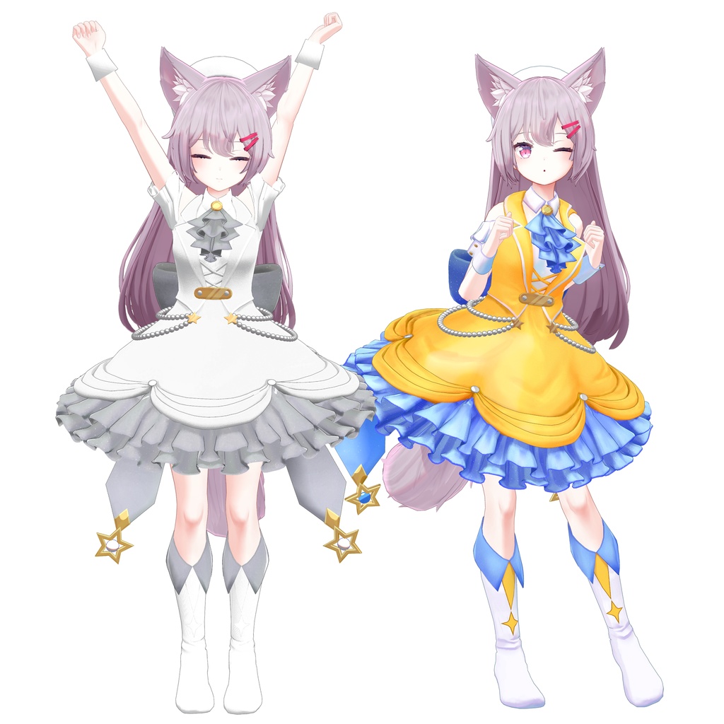 【13アバター対応】アイドル衣装(夕月ティア)【専用衣装】