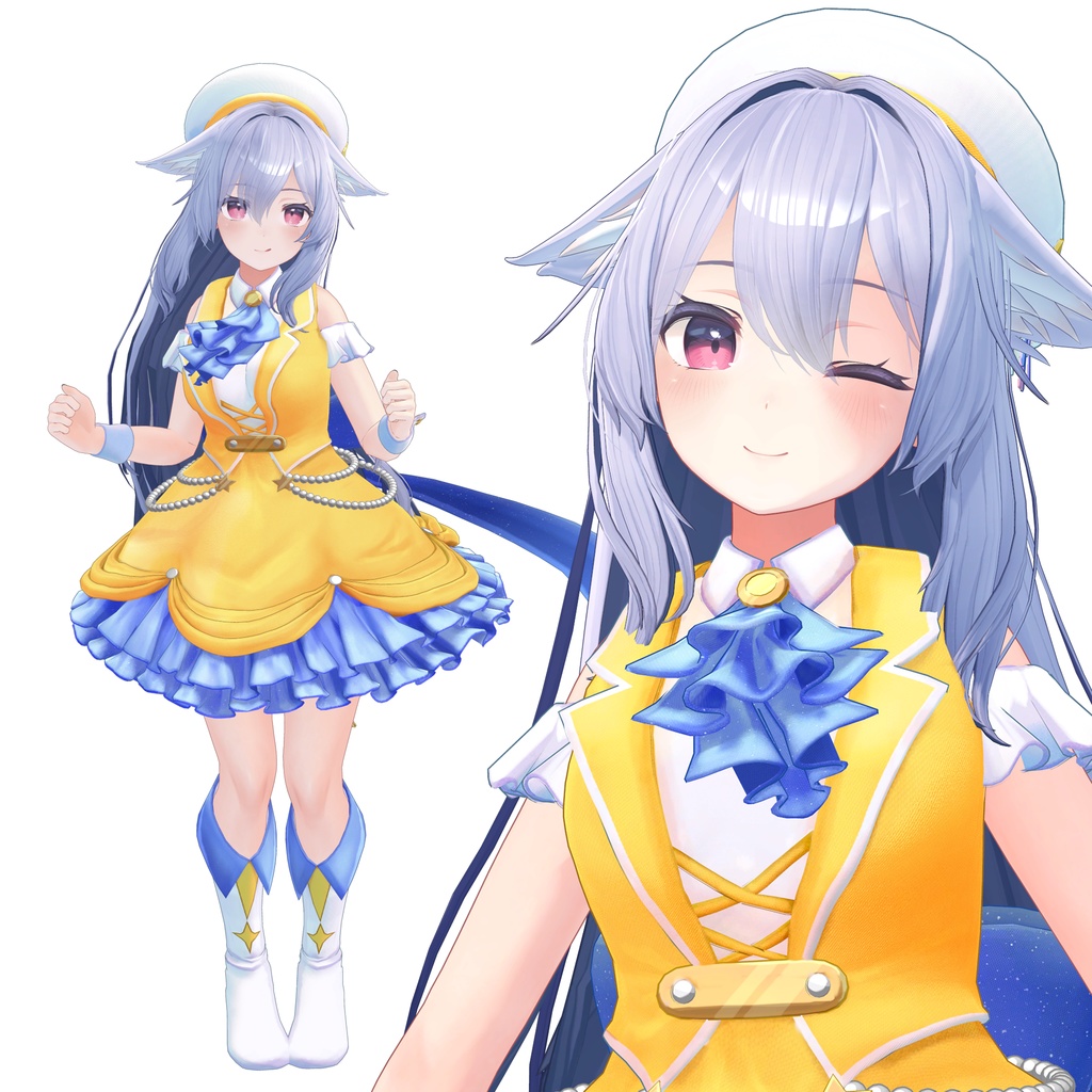 【13アバター対応】アイドル衣装(夕月ティア)【専用衣装】