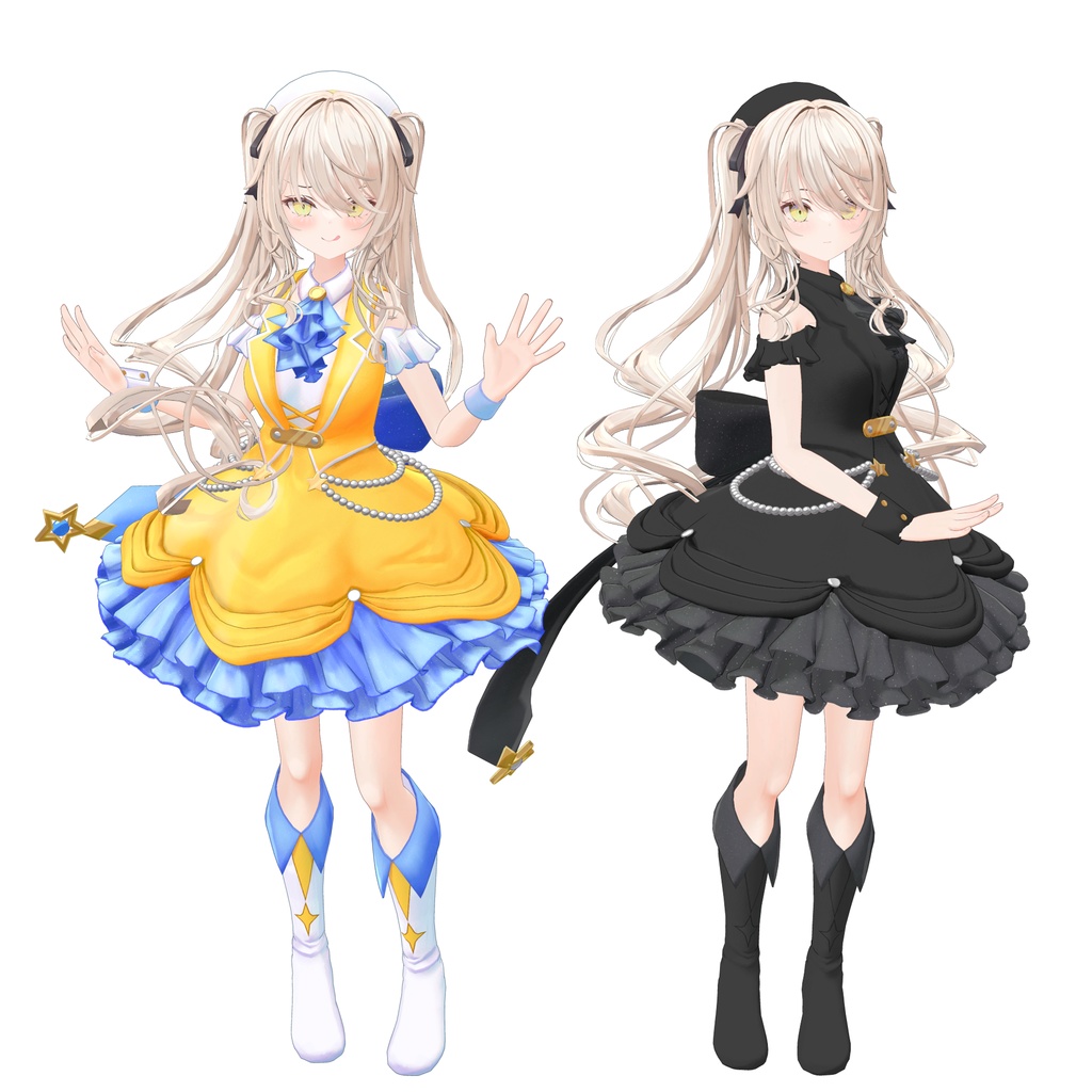 【13アバター対応】アイドル衣装(夕月ティア)【専用衣装】